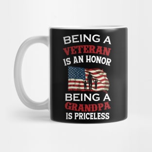 Being a veteran is an honor Mug